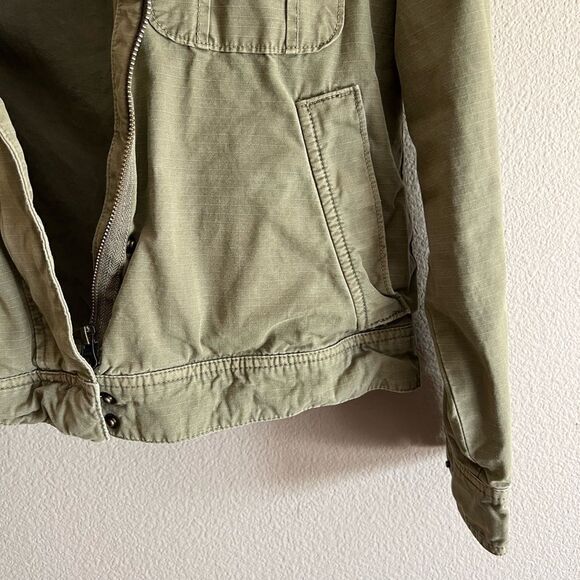 J. Crew Green Utility Jacket - Picture 3 of 6